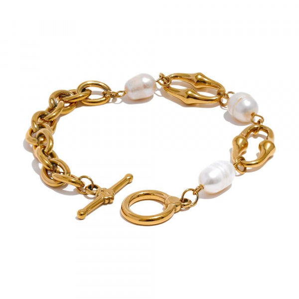 Chunky Pearls Bracelet