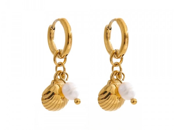 Shells Pearls Earrings
