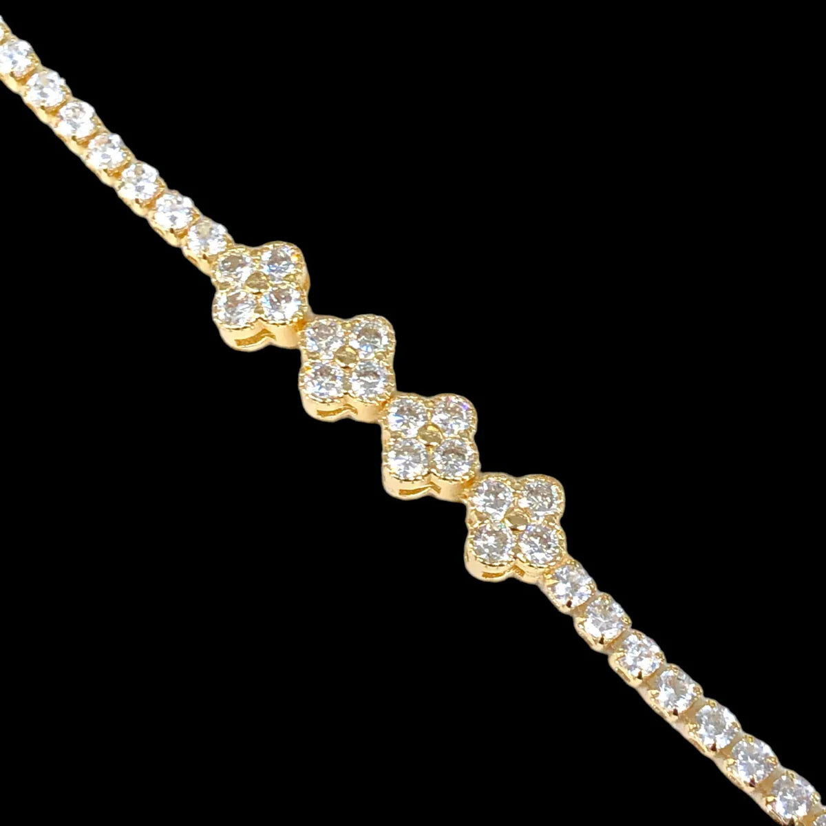 Clover Tennis Bracelet