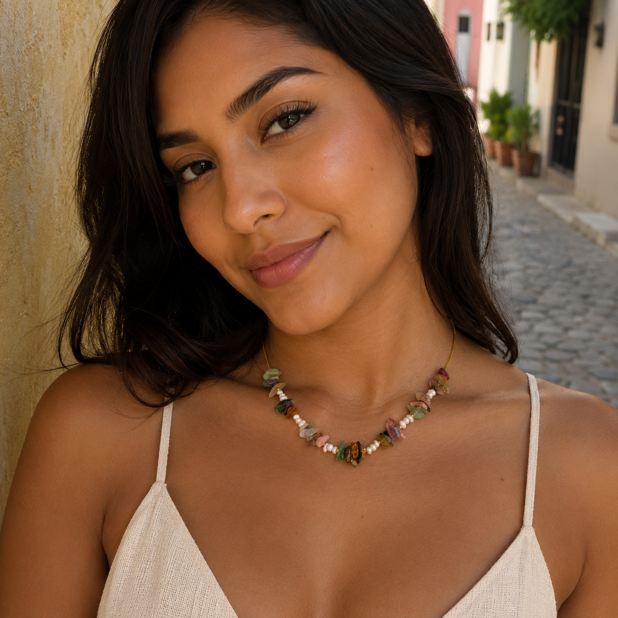 Natural Stones Necklace