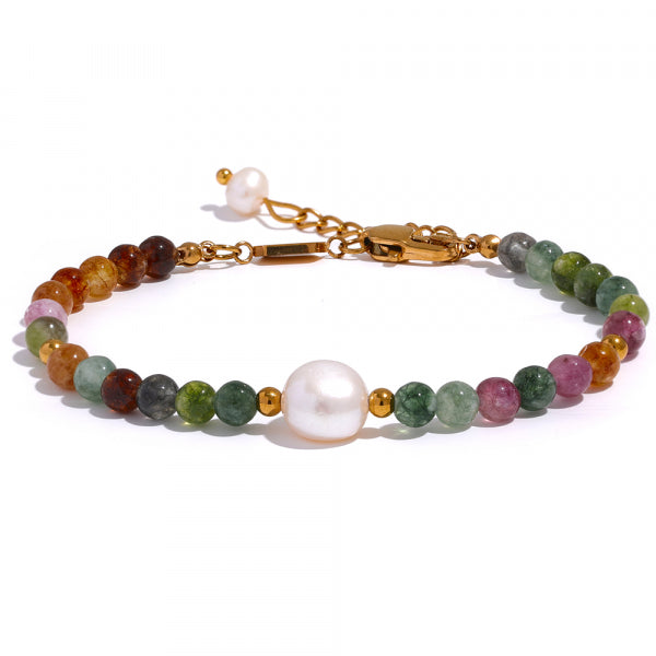 Pearl Multicolor Beads Bracelet