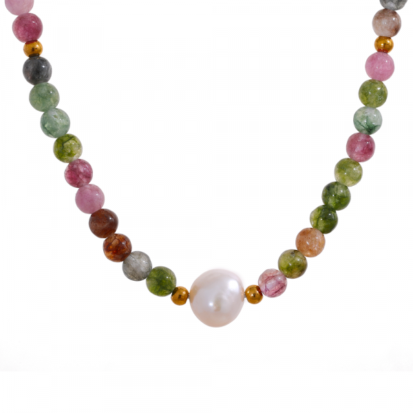 Pearl Multicolor Beads Necklace