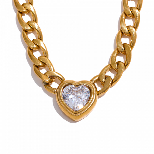Heart Chain Necklace