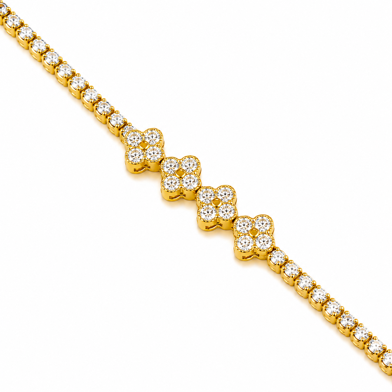 Clover Tennis Bracelet