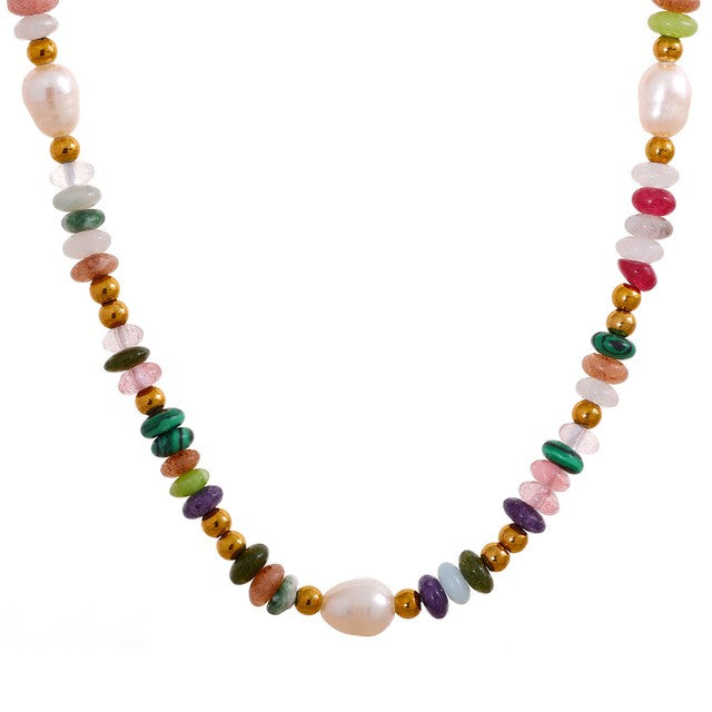 Natural Stones Multicolor Necklace