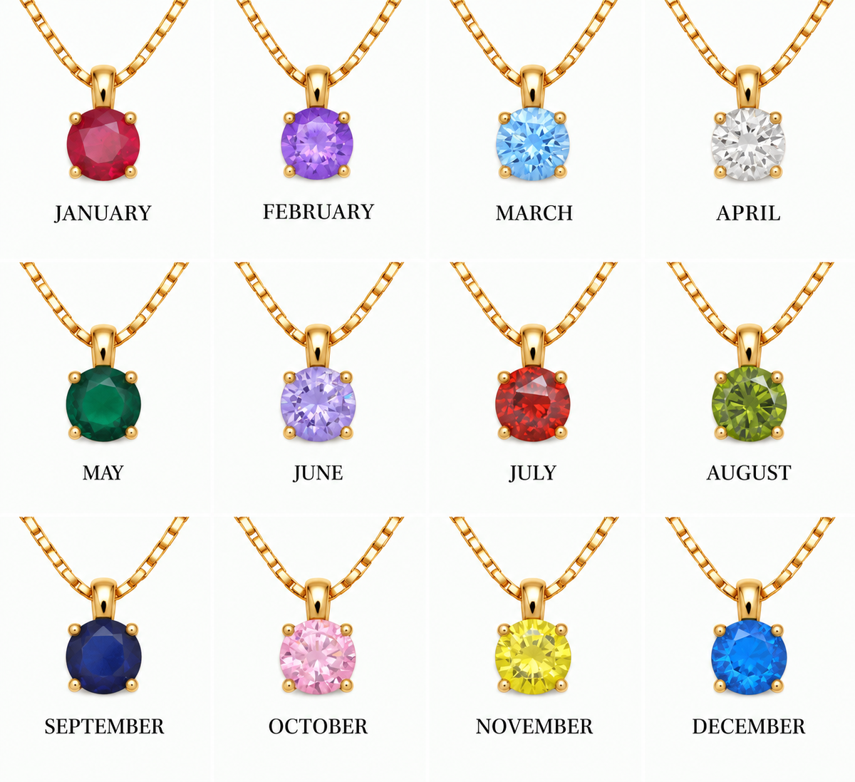 Birthstone Charm