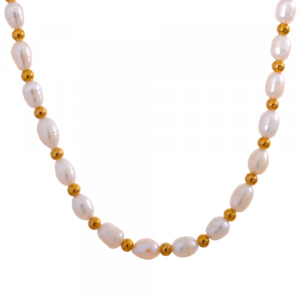 Pearls Necklace + Bracelet