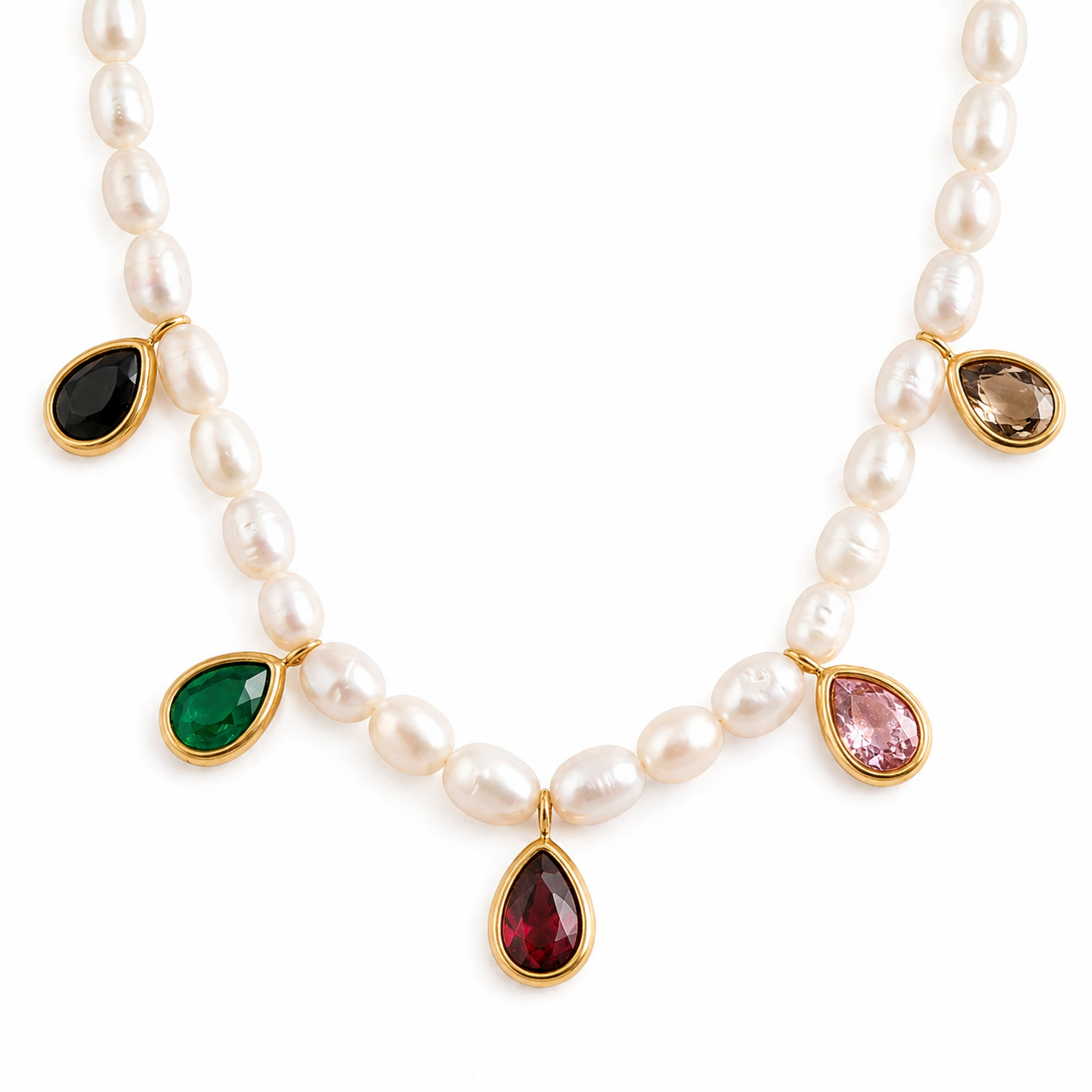 Gems Pearl Necklace