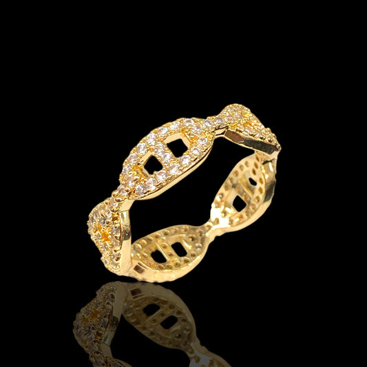 Mariner Link Eternity Ring Size 8