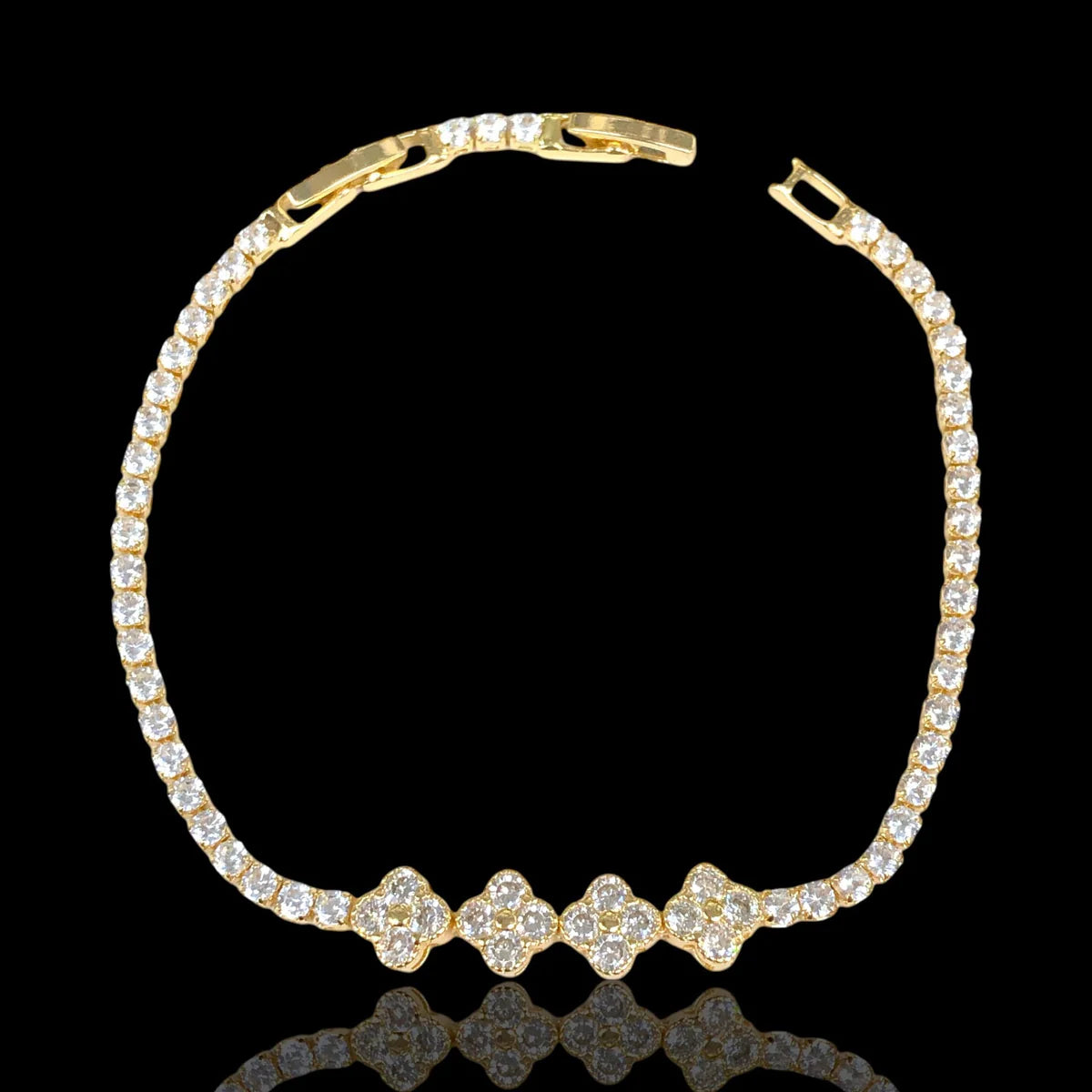 Clover Tennis Bracelet