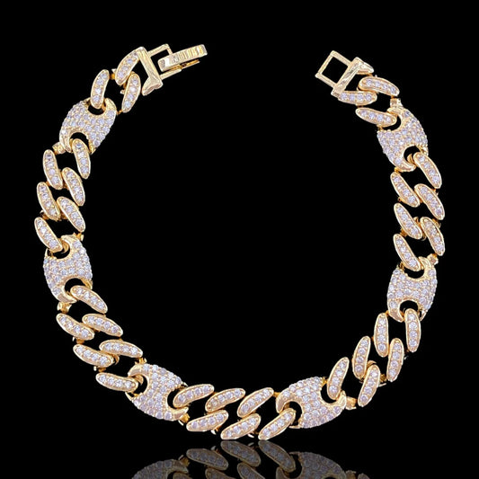 Mariner Cuban CZ Bracelet