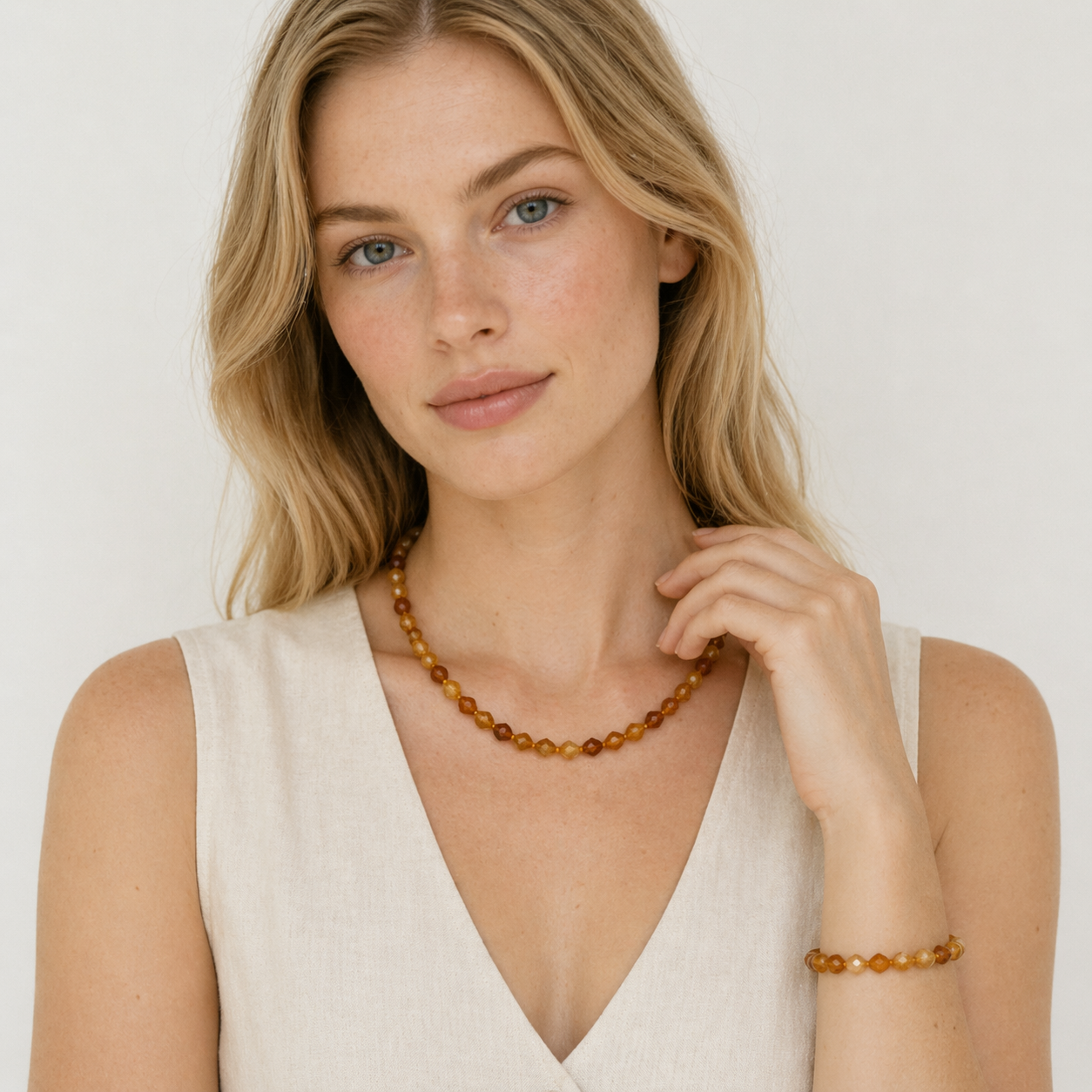 Set Necklace + Bracelet