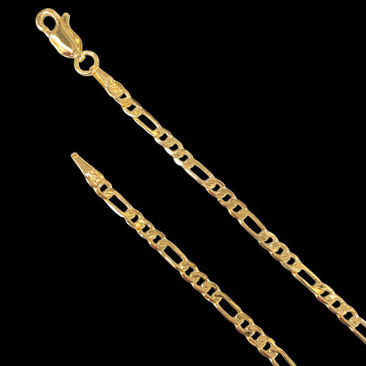Petite 2.5mm Figaro Chain