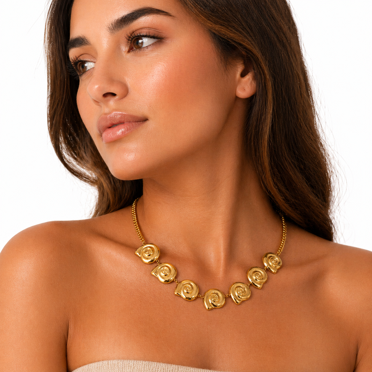 Spiral Shell Necklace