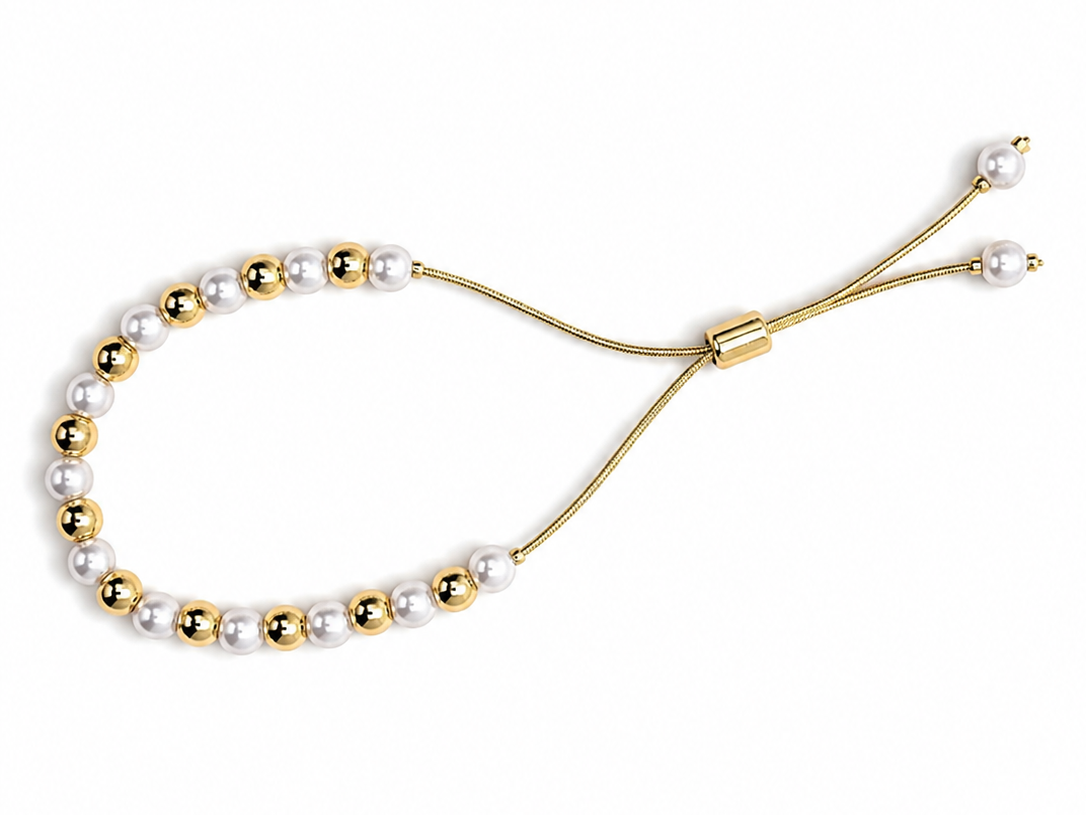 Pearls Adjustable Bracelet