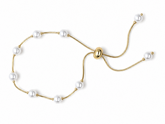 Pearls Adjustable Bracelet