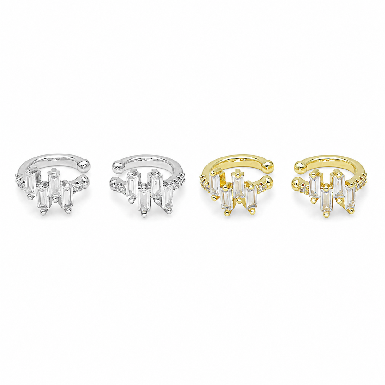 Baguette CZ Ear Cuff