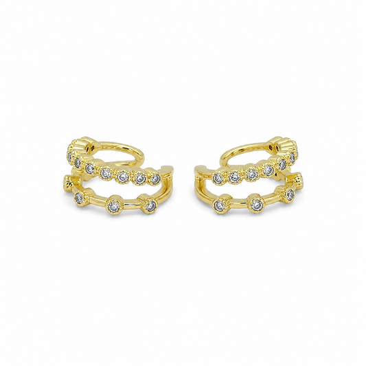CZ Double Ear Cuff