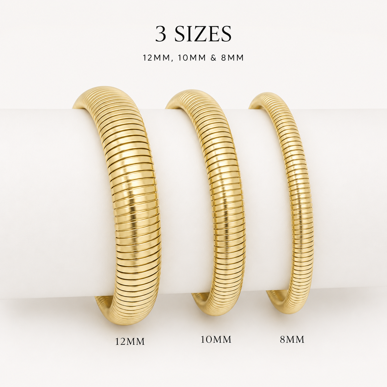 10mm Snake Bangle