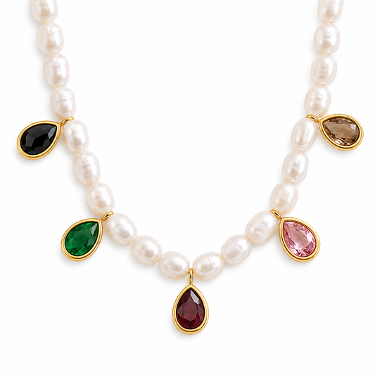 Gems Pearl Necklace