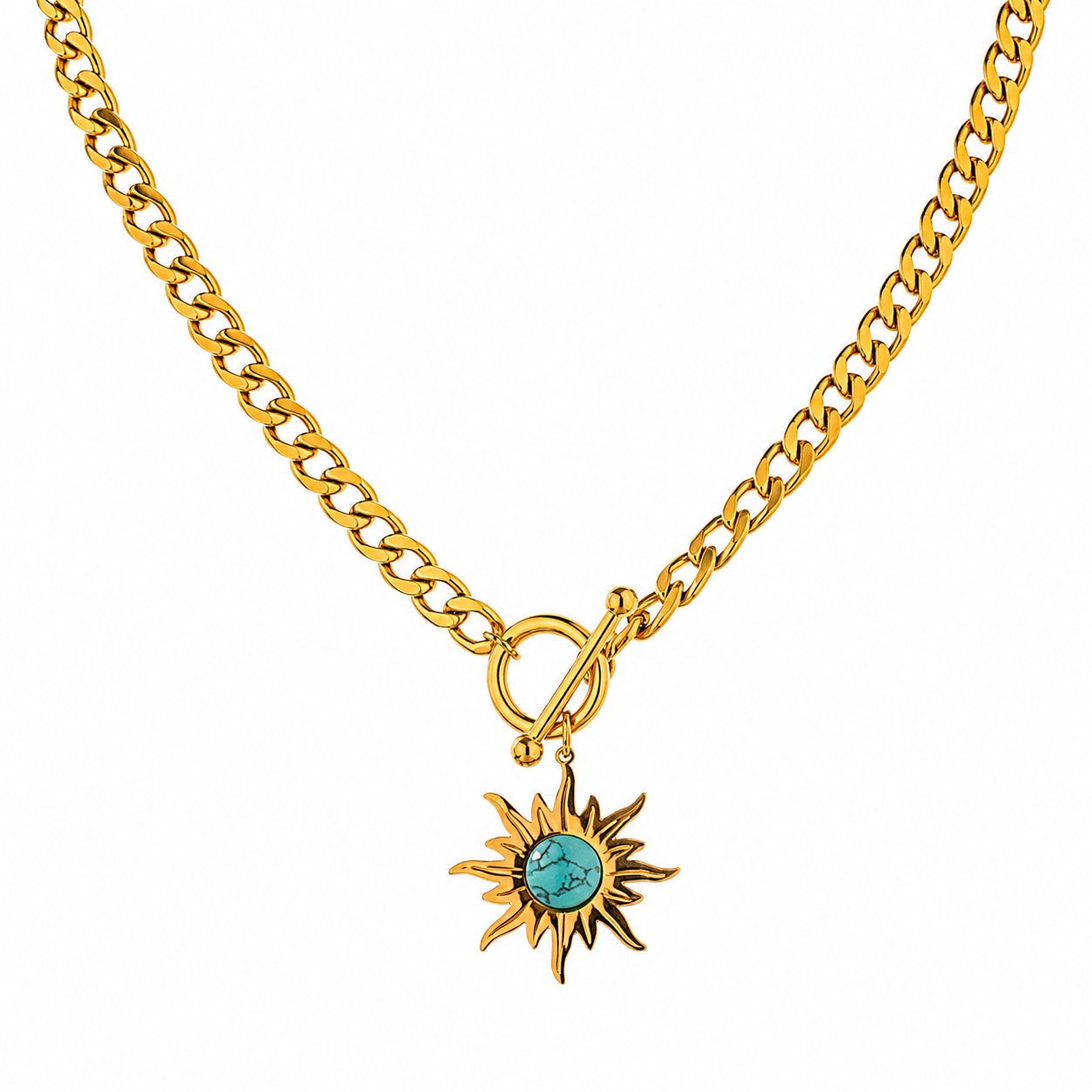Sun Pendant Necklace