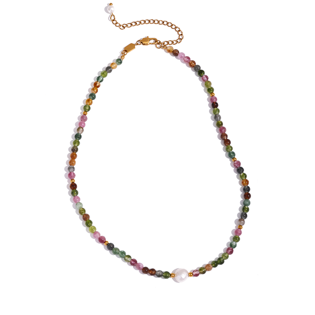 Pearl Multicolor Beads Necklace