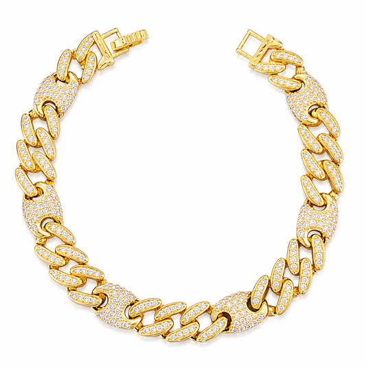 Mariner Cuban CZ Bracelet