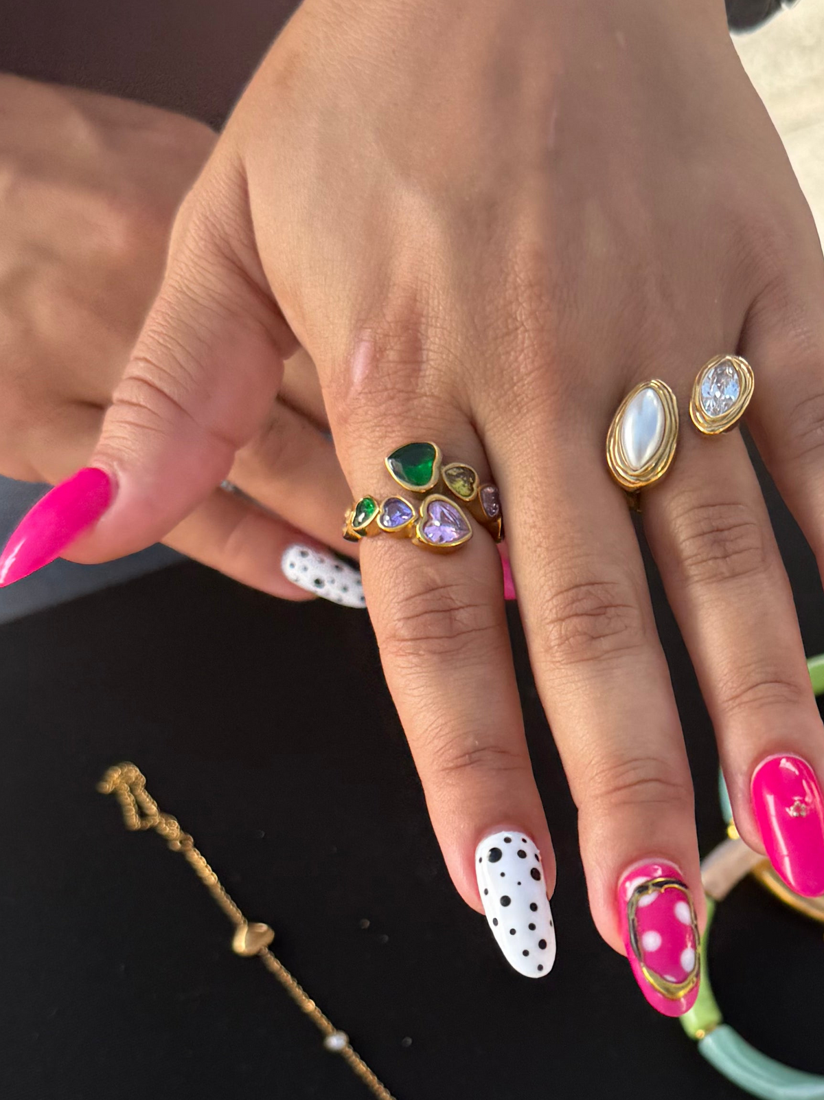 Hearts Chunky Ring
