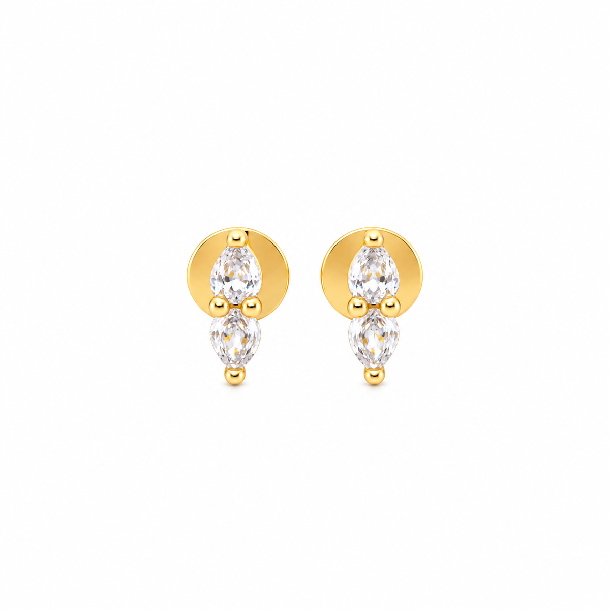Marquise Duo Studs