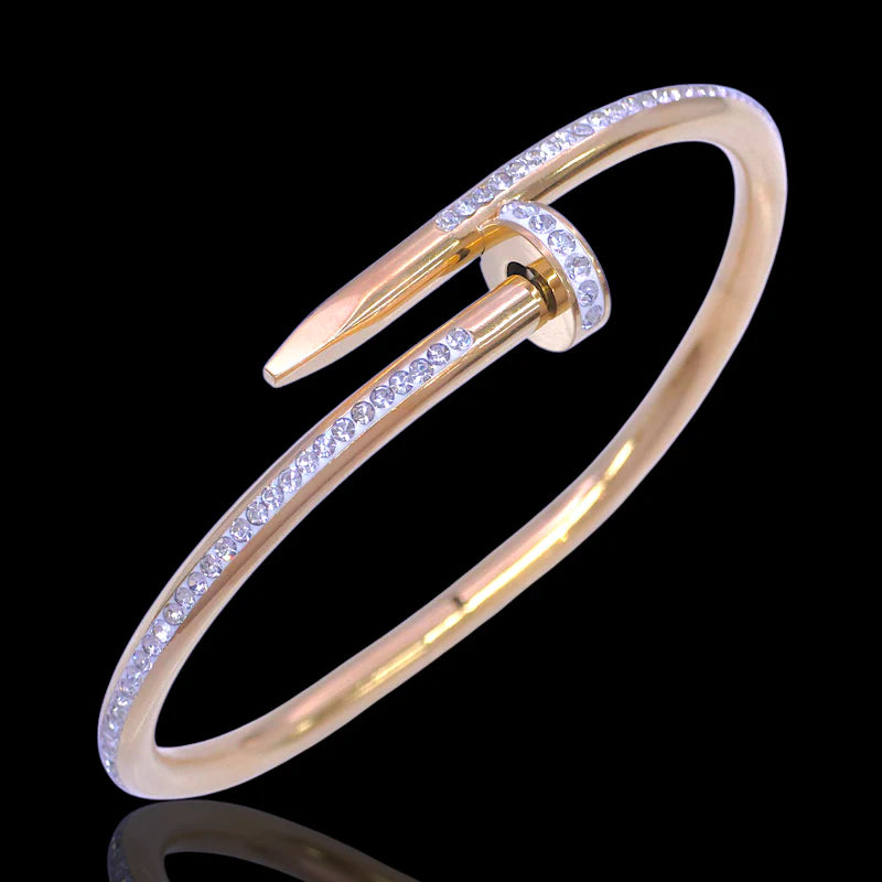 Nail Zirconia Bangle