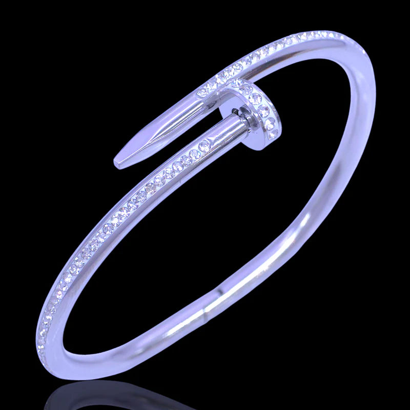 Nail Zirconia Bangle