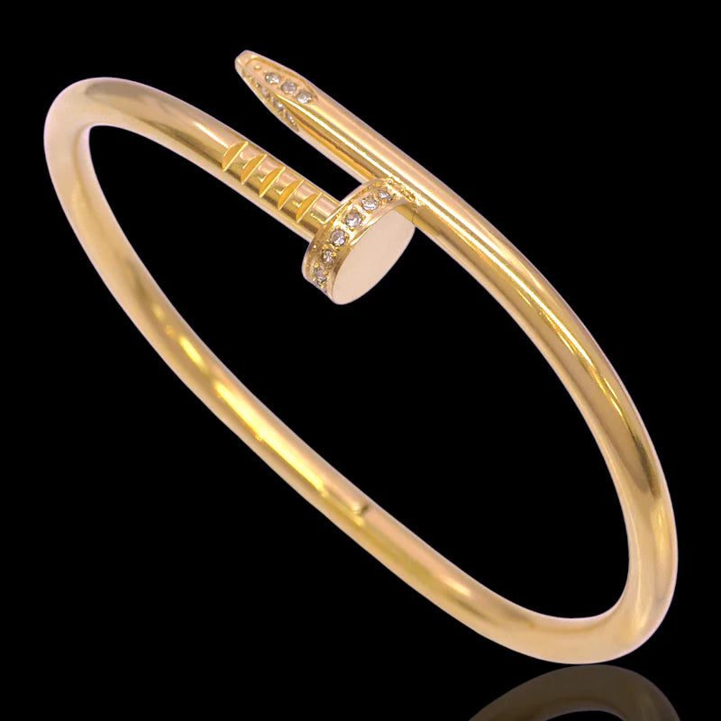 Nail Zirconia Bangle