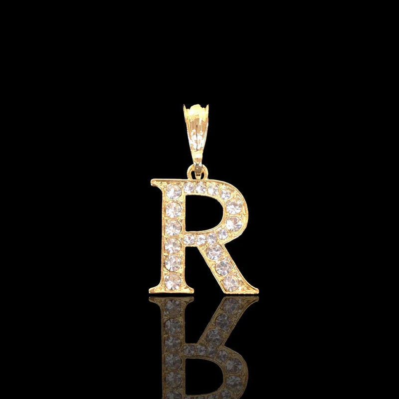 Letter Rhinestone Pendant