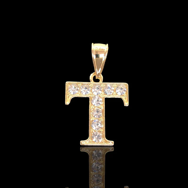 Letter Rhinestone Pendant