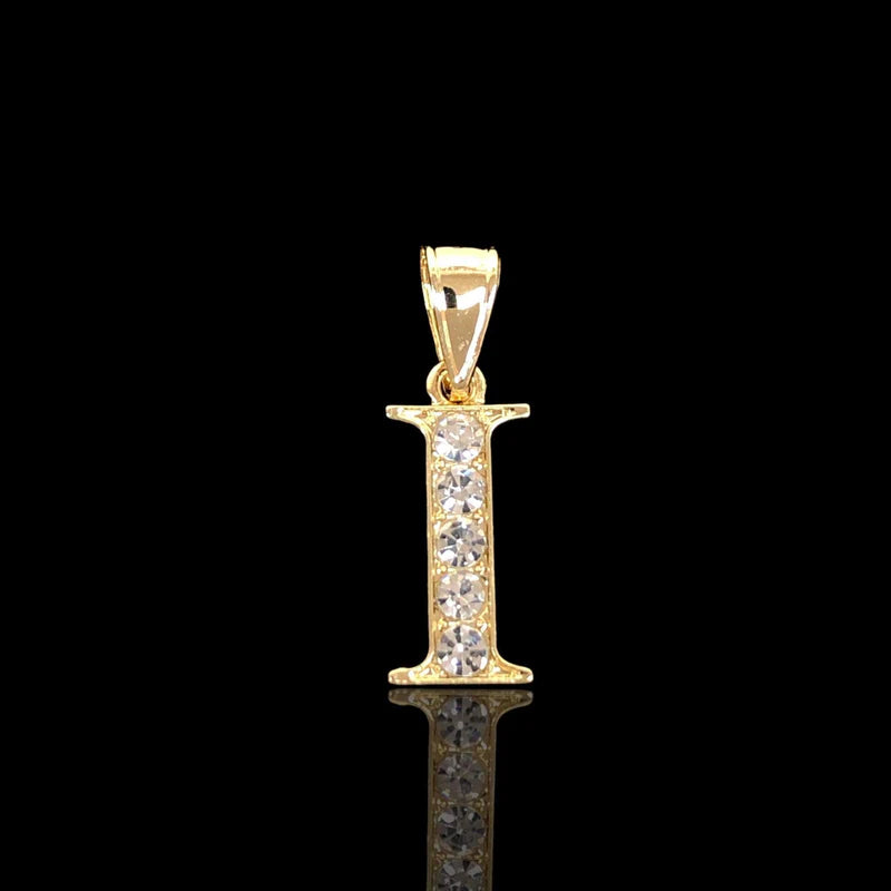 Letter Rhinestone Pendant